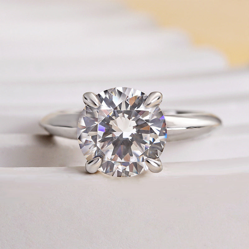 HNJ Jewels Sparkle Round Cut Engagement Ring