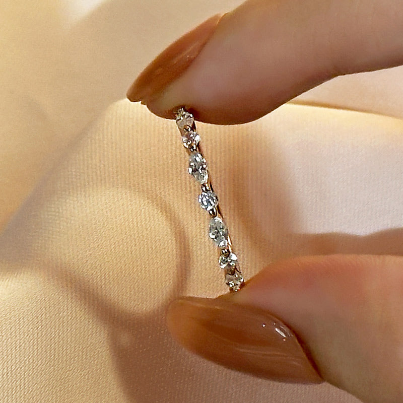 HNJ Jewels 1.0 Ct Elegant Marquise Cut Wedding Band