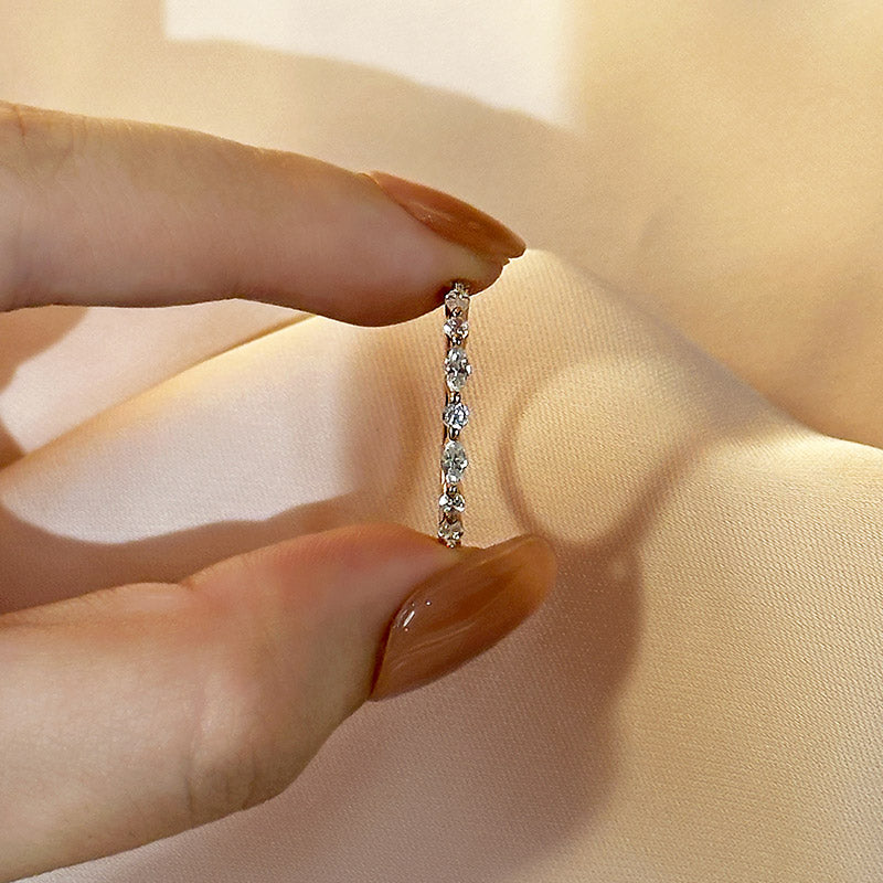 HNJ Jewels 1.0 Ct Elegant Marquise Cut Wedding Band