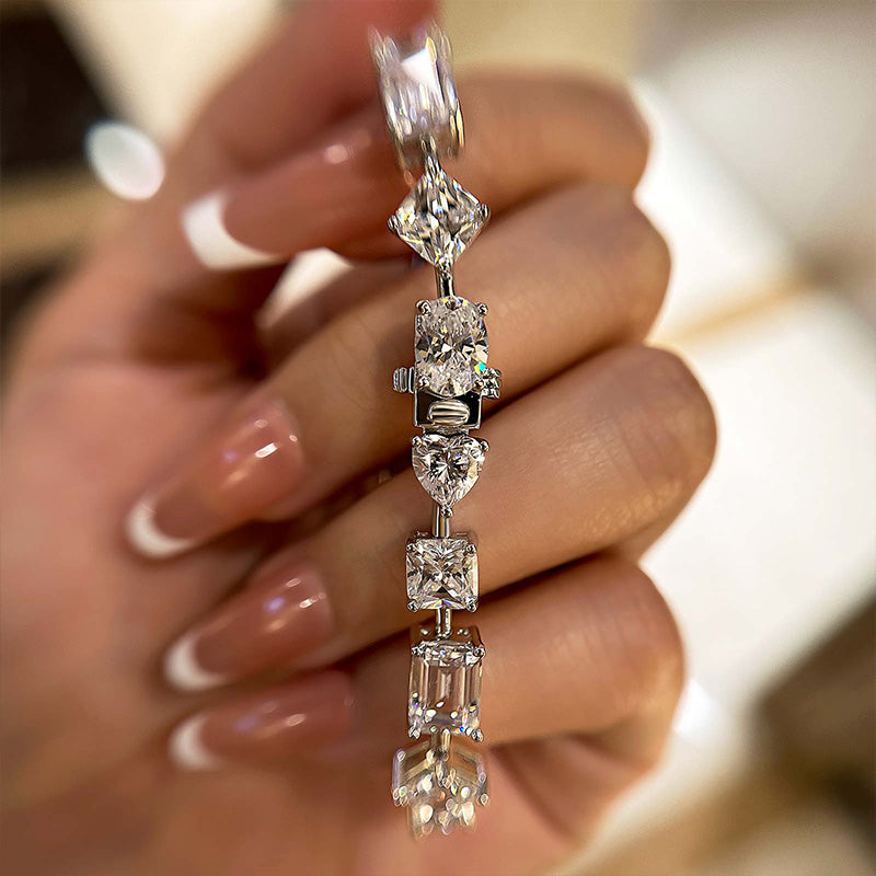 HNJ Jewels Stunning Unique Design Bracelet for Women In Sterling Silver