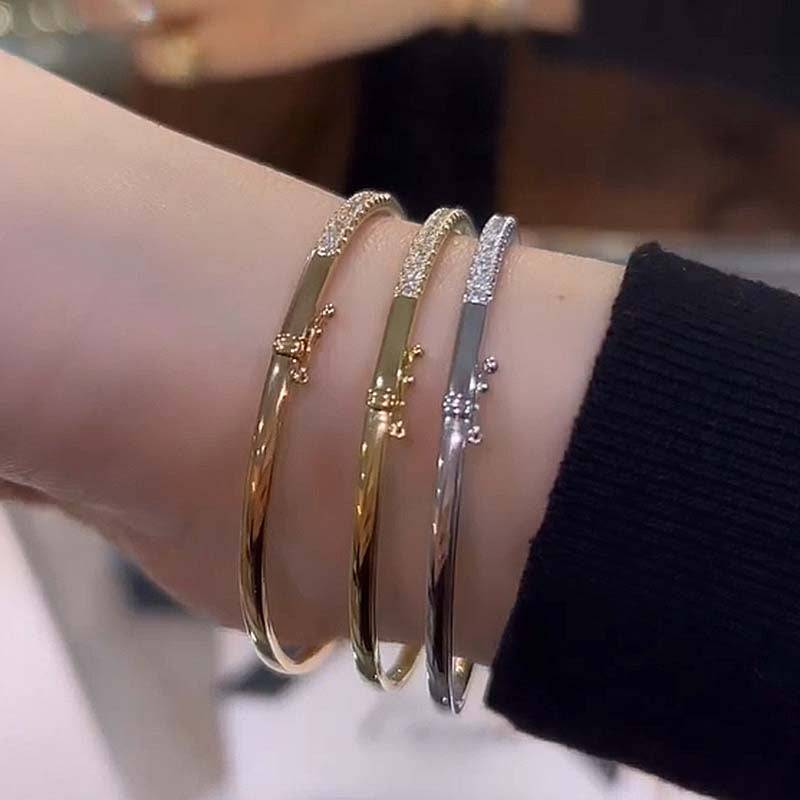 HNJ Jewels Noble Round Cut Tennis Bracelet For Women