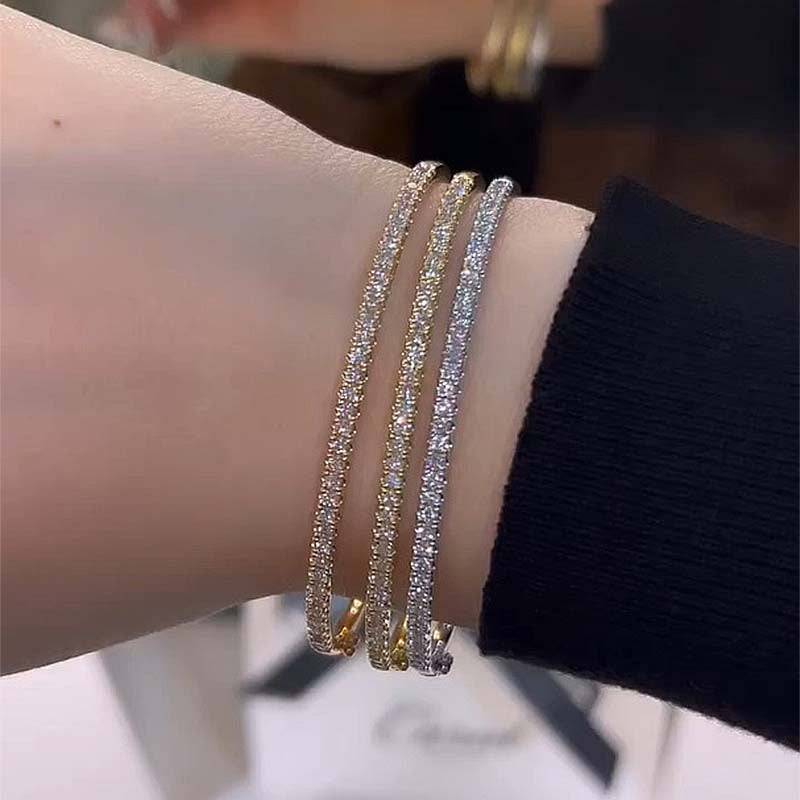 HNJ Jewels Noble Round Cut Tennis Bracelet For Women